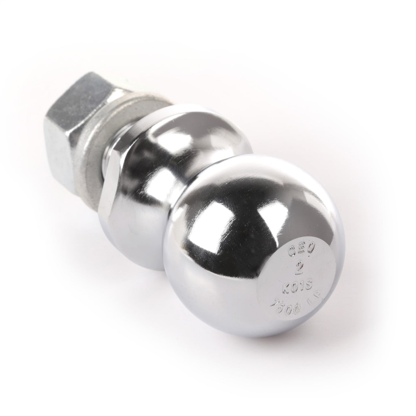 RUGGED RIDGE | 11305.03 | 2" Trailer Hitch Ball, 1" Dia. Shank, Chrome