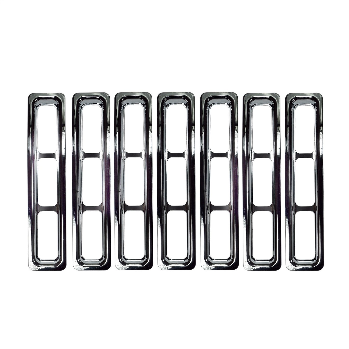 RUGGED RIDGE | 11306.02 | Grille Inserts, Chrome Trim, 97-06 Jeep Wrangler/Unlimited