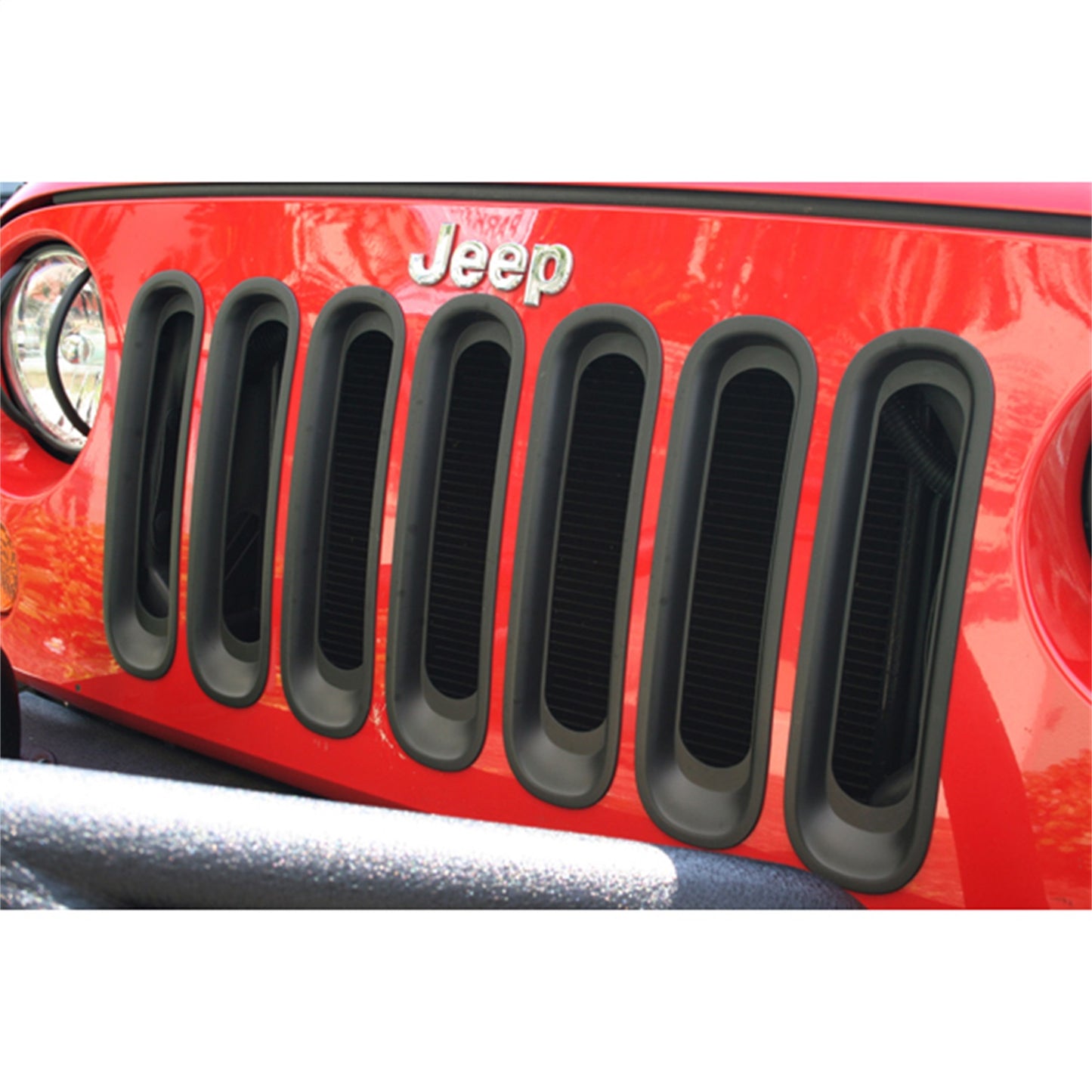 RUGGED RIDGE | 11306.3 | Grille Insert Set Black Jk Wrangler 07-16