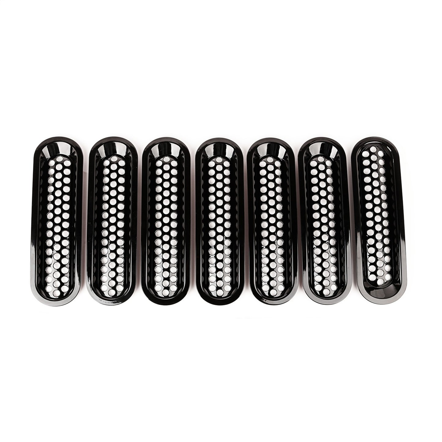 RUGGED RIDGE | 11306.31 | Grille Insert Kit, Perforated, Black; 07-18 Jeep Wrangler