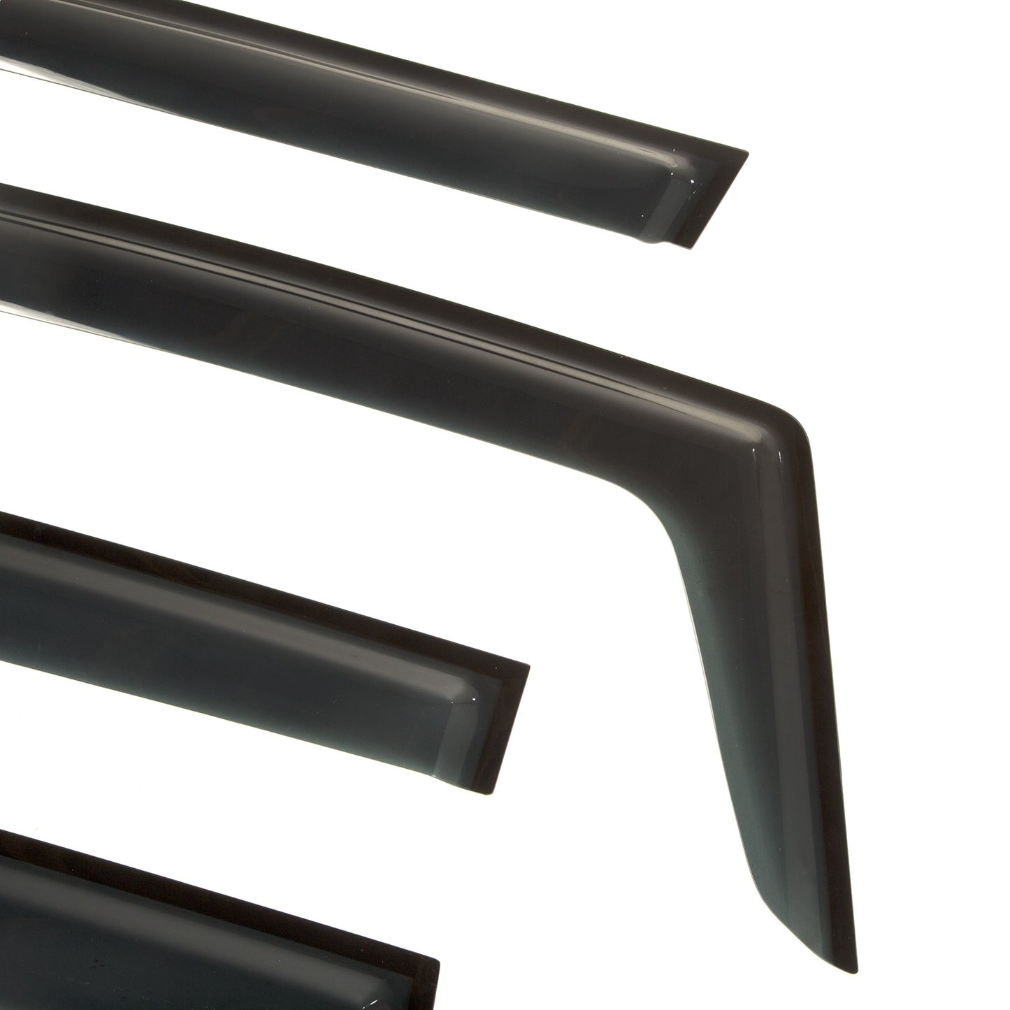 RUGGED RIDGE | 11349.15 | Window Visor, 4-Pc Set, Black; 15-18 Renegade Bu