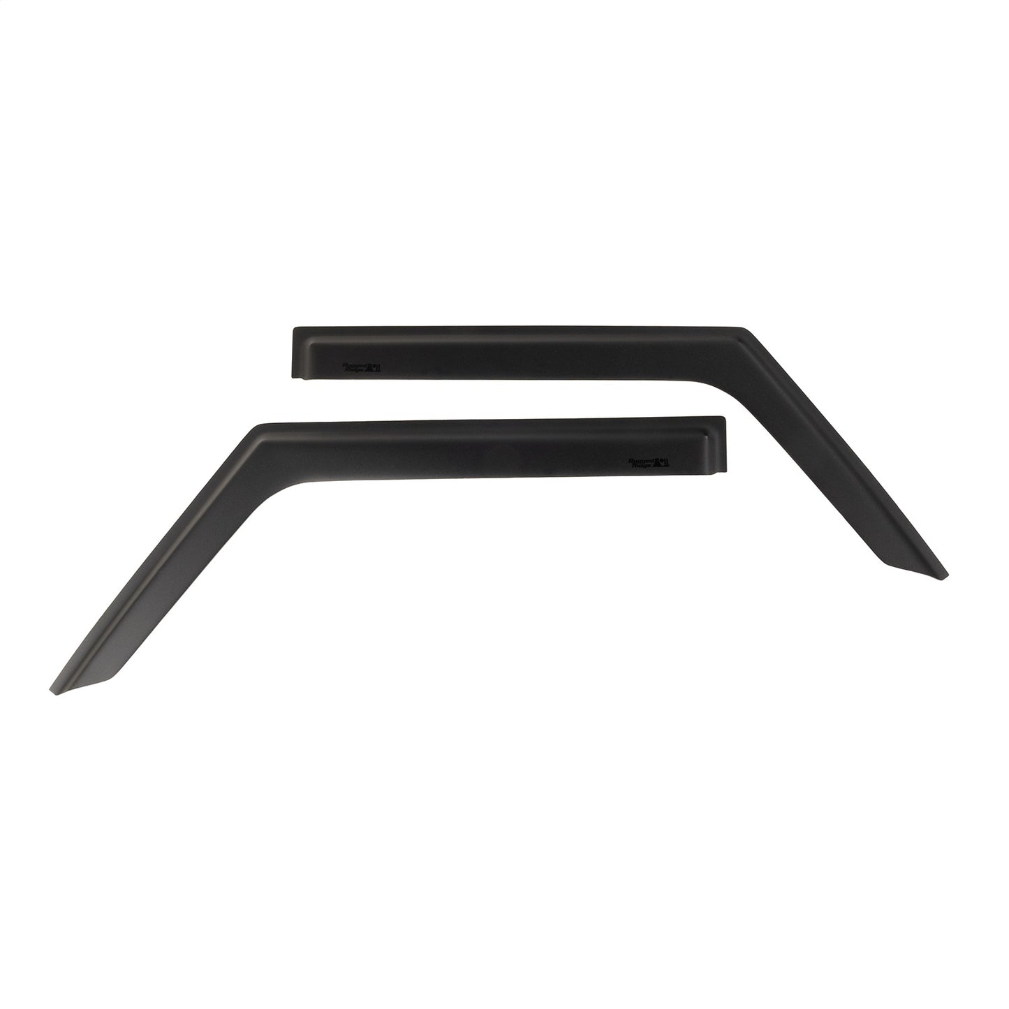 RUGGED RIDGE | 11349.16 | Window Visors, Matte Black; 18-19 Jeep Wrangler Jl 2-Dr