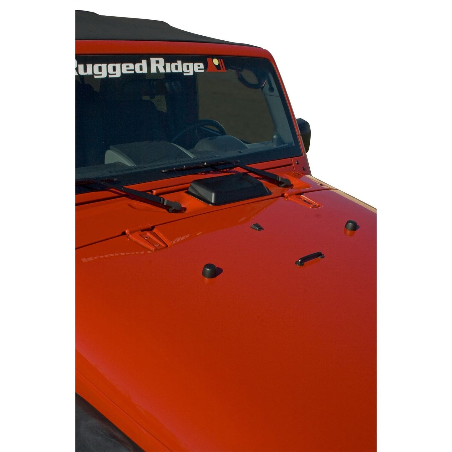 RUGGED RIDGE | 11352.12 | Hood Vent Scoop, Black,98-16 Jeep Wrangler