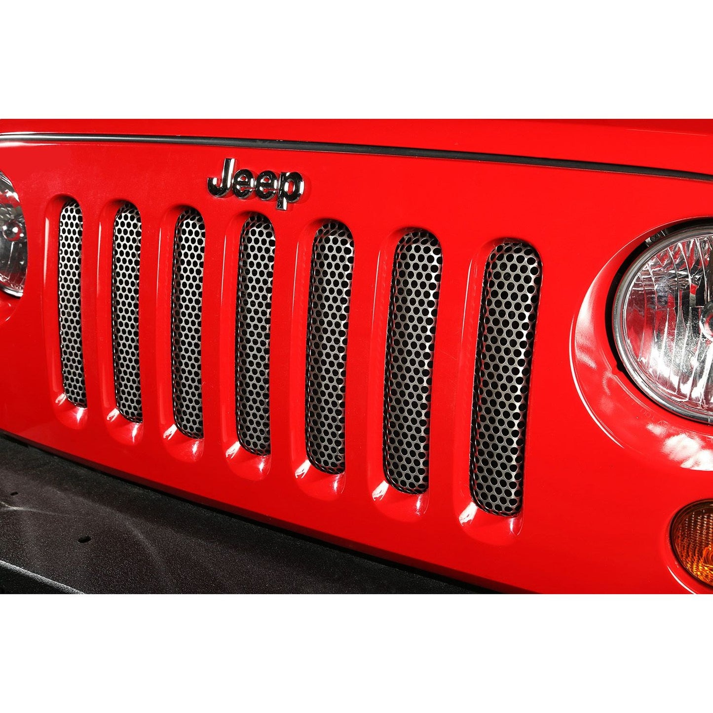 RUGGED RIDGE | 11401.22 | Grille Insert, Satin Stainless, 07-15 Wrangler