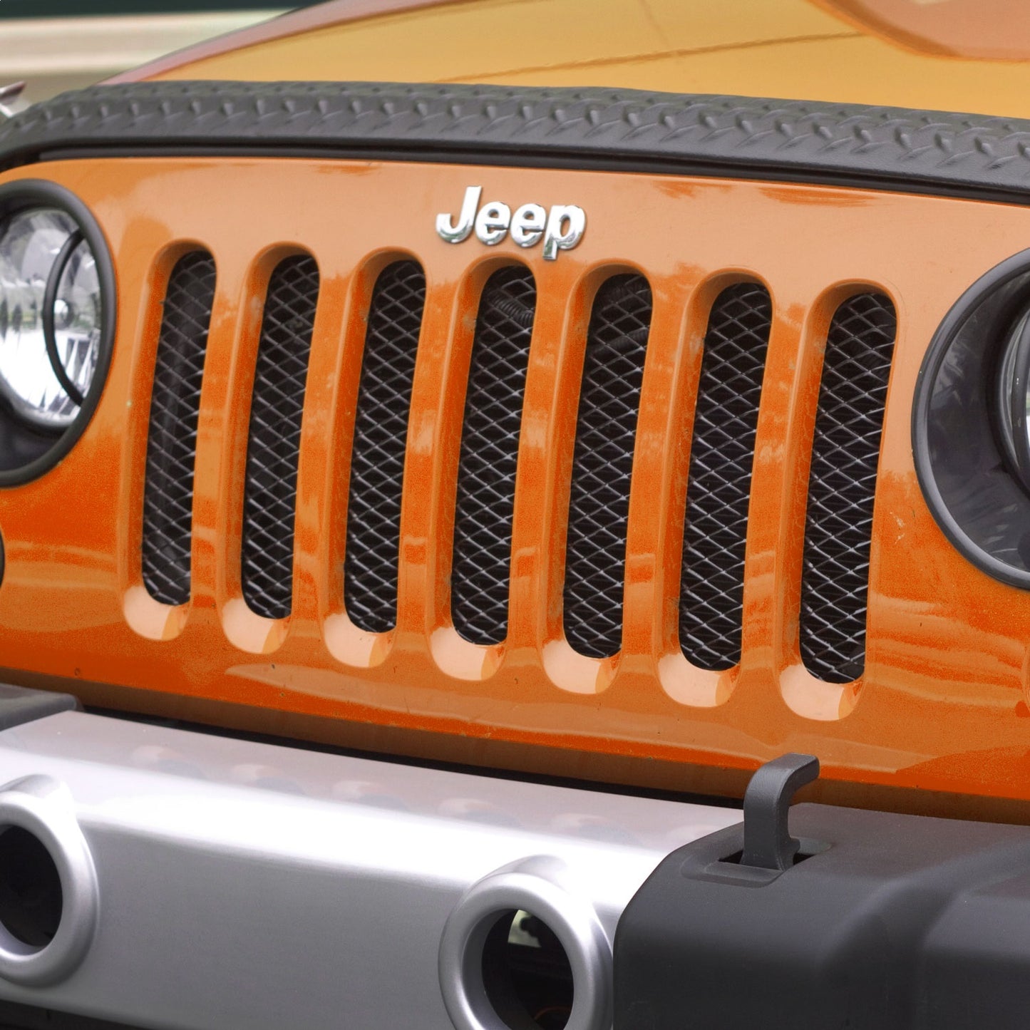 RUGGED RIDGE | 11401.31 | Mesh Grille Insert,Black, 07-17 Jeep Wrangler(Jk)