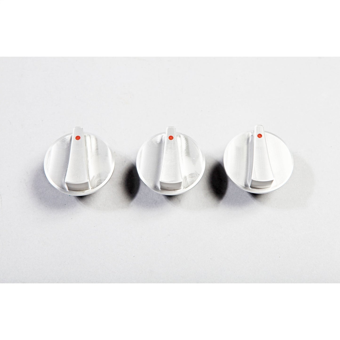 RUGGED RIDGE | 11420.06 | Knob Set 3Pc Billet Alred 07-10 Wrangler