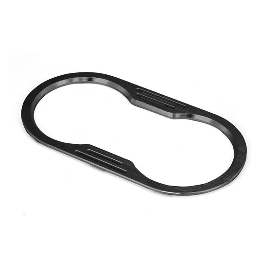 RUGGED RIDGE | 11422.14 | Billet Aluminum Cup Holder Bezel, Black, 07-10 Jeep Wrangler