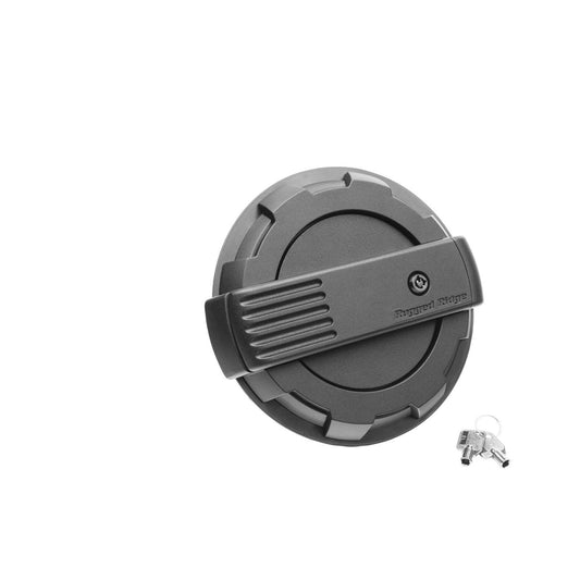 RUGGED RIDGE | 11425.17 | 18-C Wrangler(Jl) Rubicon Black Elite Fuel Door, Locking