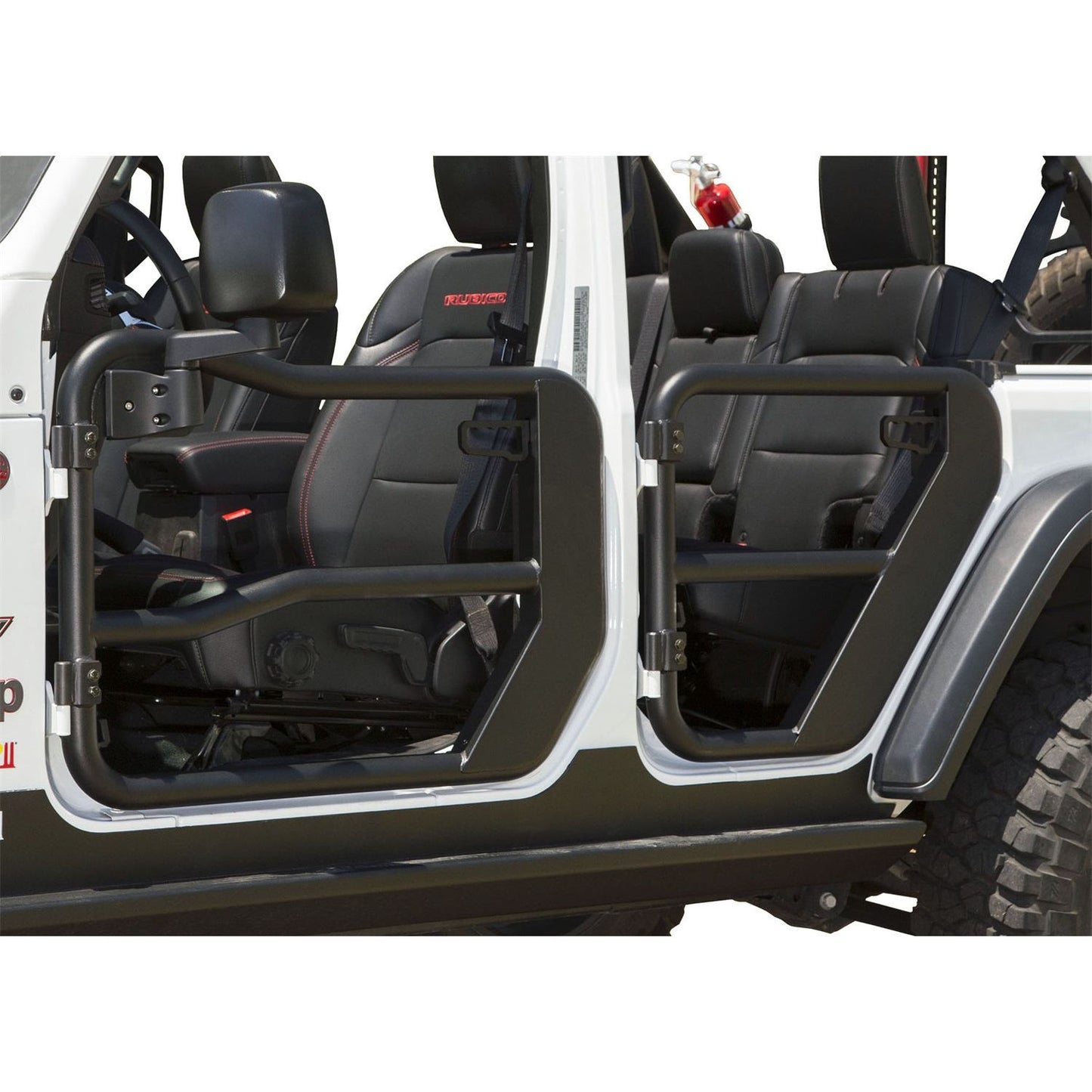 RUGGED RIDGE | 11509.13 | Front Tube Doors, 18-19 Jeep Wrangler/Gladiator