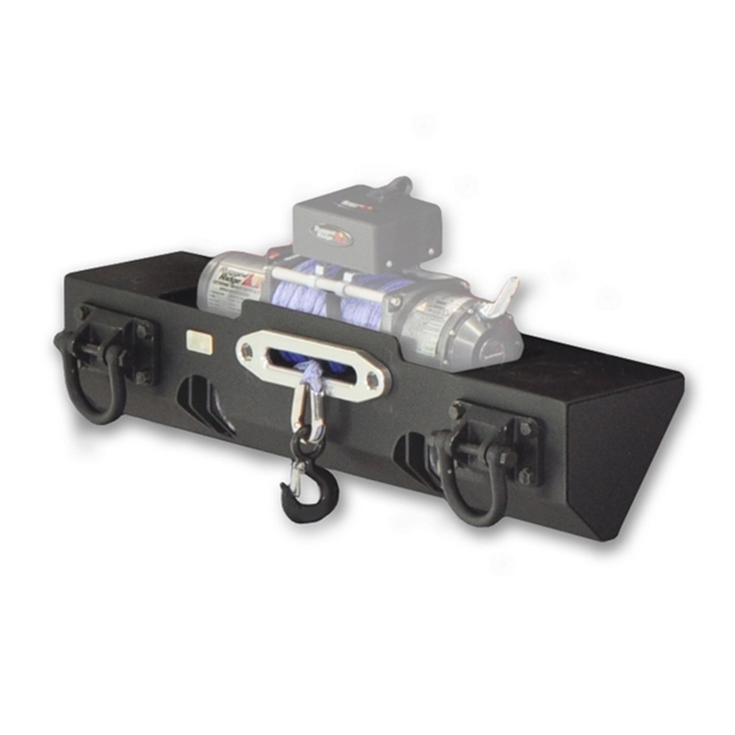RUGGED RIDGE | 11540.1 | Bumper Base Xhd Front Winch Mount Textured Black Jk 07-16 Wrangler