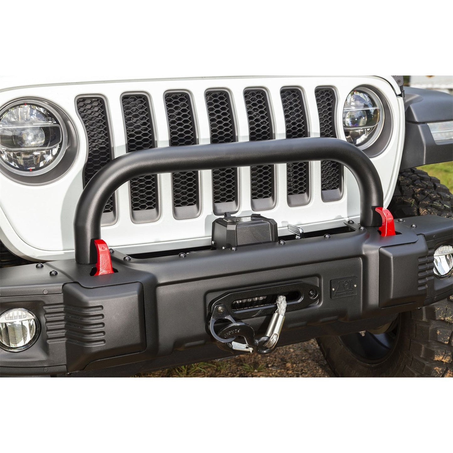 RUGGED RIDGE | 11544.22 | Overrider, Spartacus Bumper; 18-C Jeep Wrangler/Gladiator