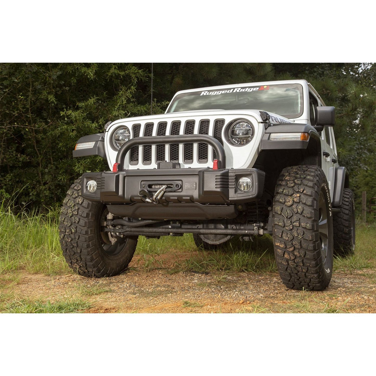 RUGGED RIDGE | 11544.22 | Overrider, Spartacus Bumper; 18-C Jeep Wrangler/Gladiator