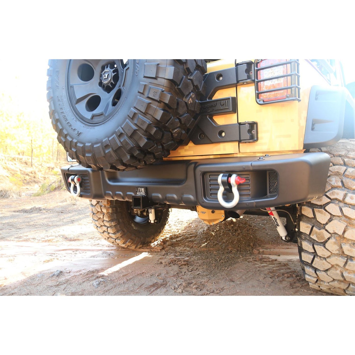 RUGGED RIDGE | 11544.51 | 07-16 Wrangler Spartacus Rear Bumper-Blk