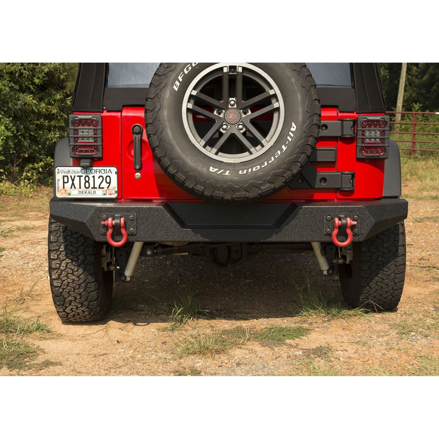 RUGGED RIDGE | 11548.2 | Spartan Rear Bumper, Full Width; 07-18 Jeep Wrangler Jk