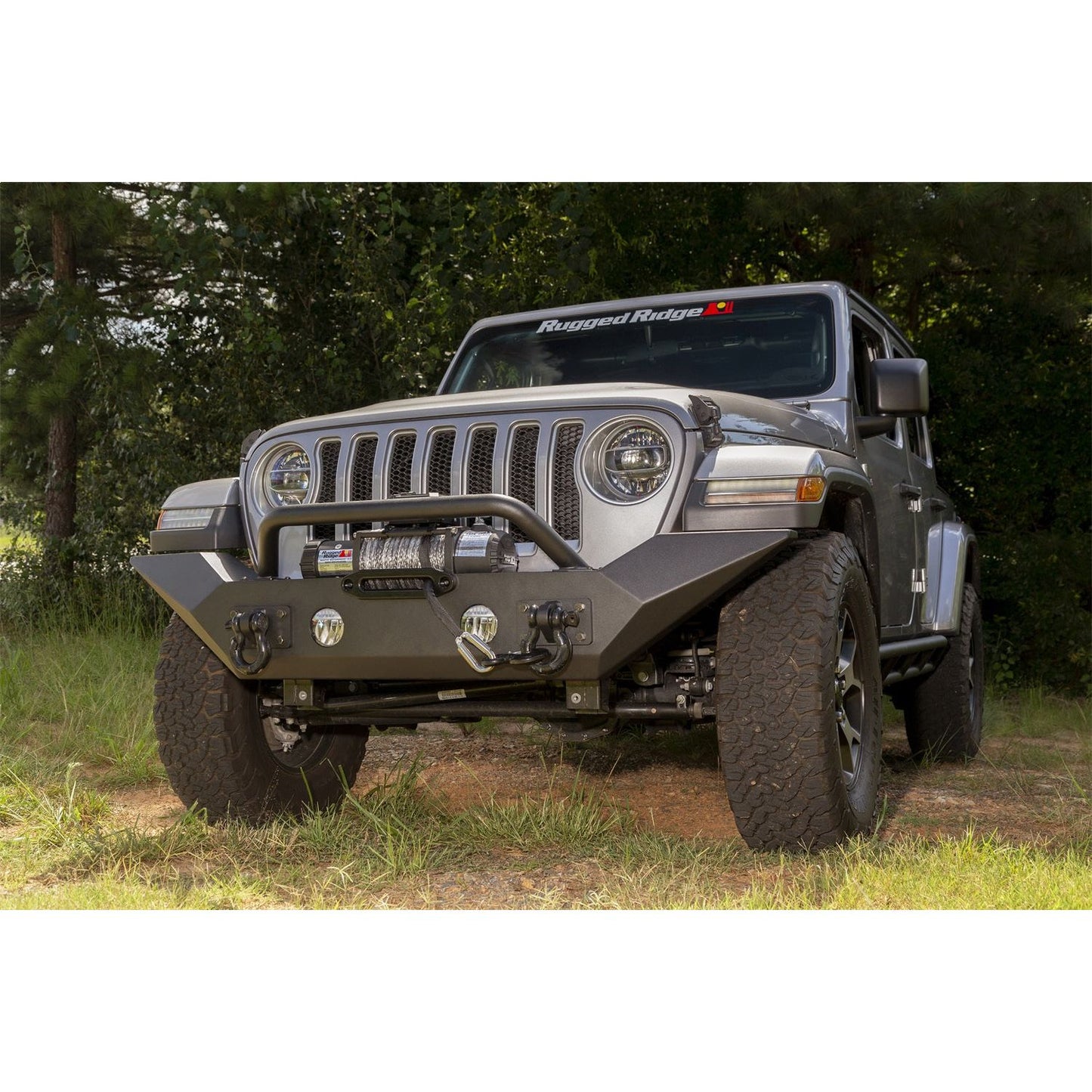 RUGGED RIDGE | 11548.41 | Spartan Bumper, High Clearance Ends, Overrider; 18-C Wrangler/Gladiator