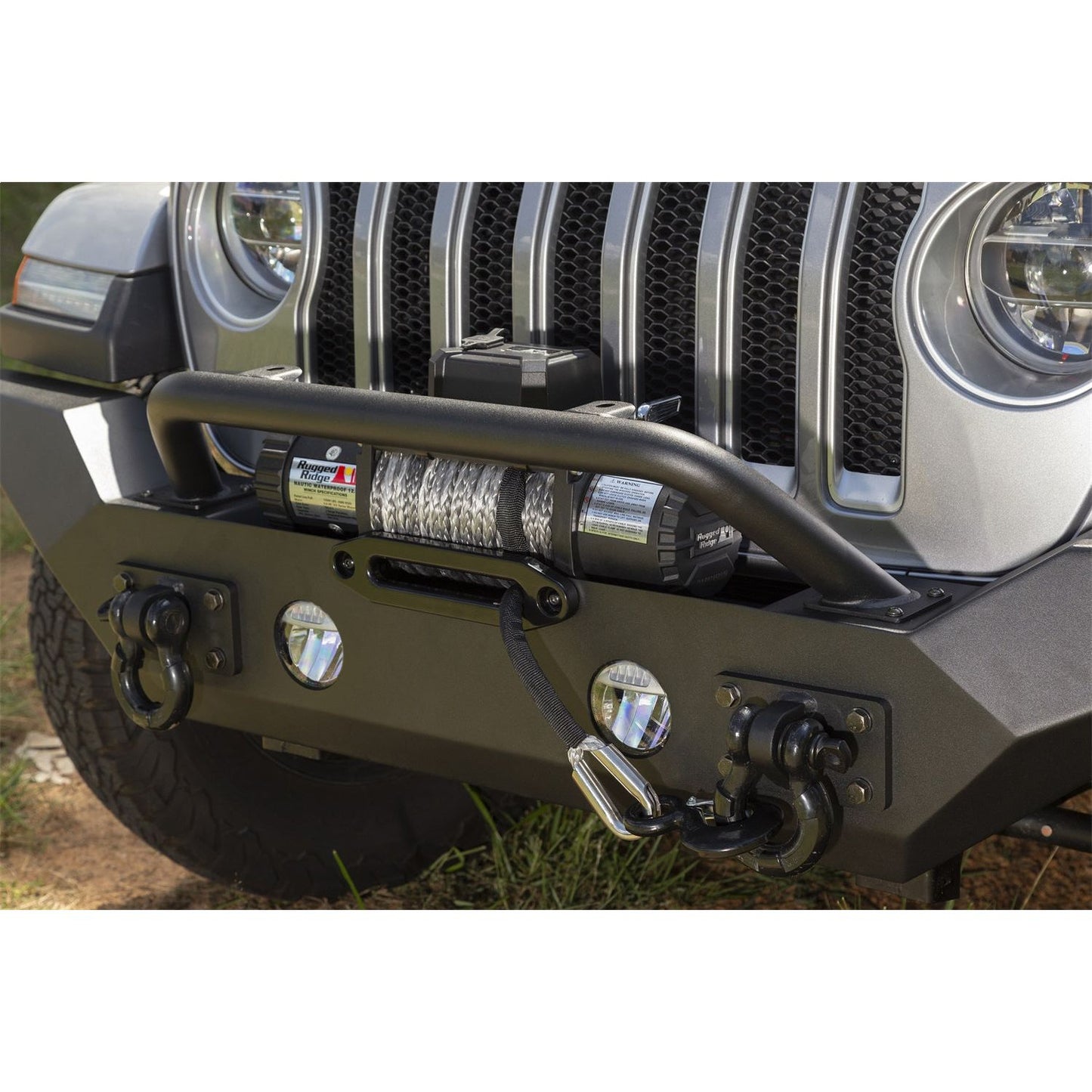 RUGGED RIDGE | 11548.41 | Spartan Bumper, High Clearance Ends, Overrider; 18-C Wrangler/Gladiator