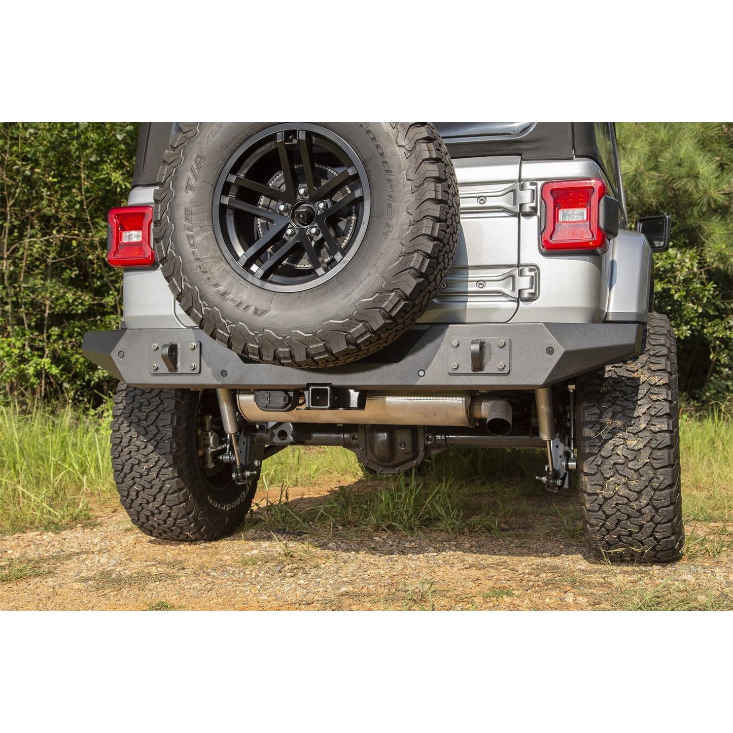 RUGGED RIDGE | 11548.51 | Spartan Rear Bumper, Full Width; 18-19 Jeep Wrangler Jl