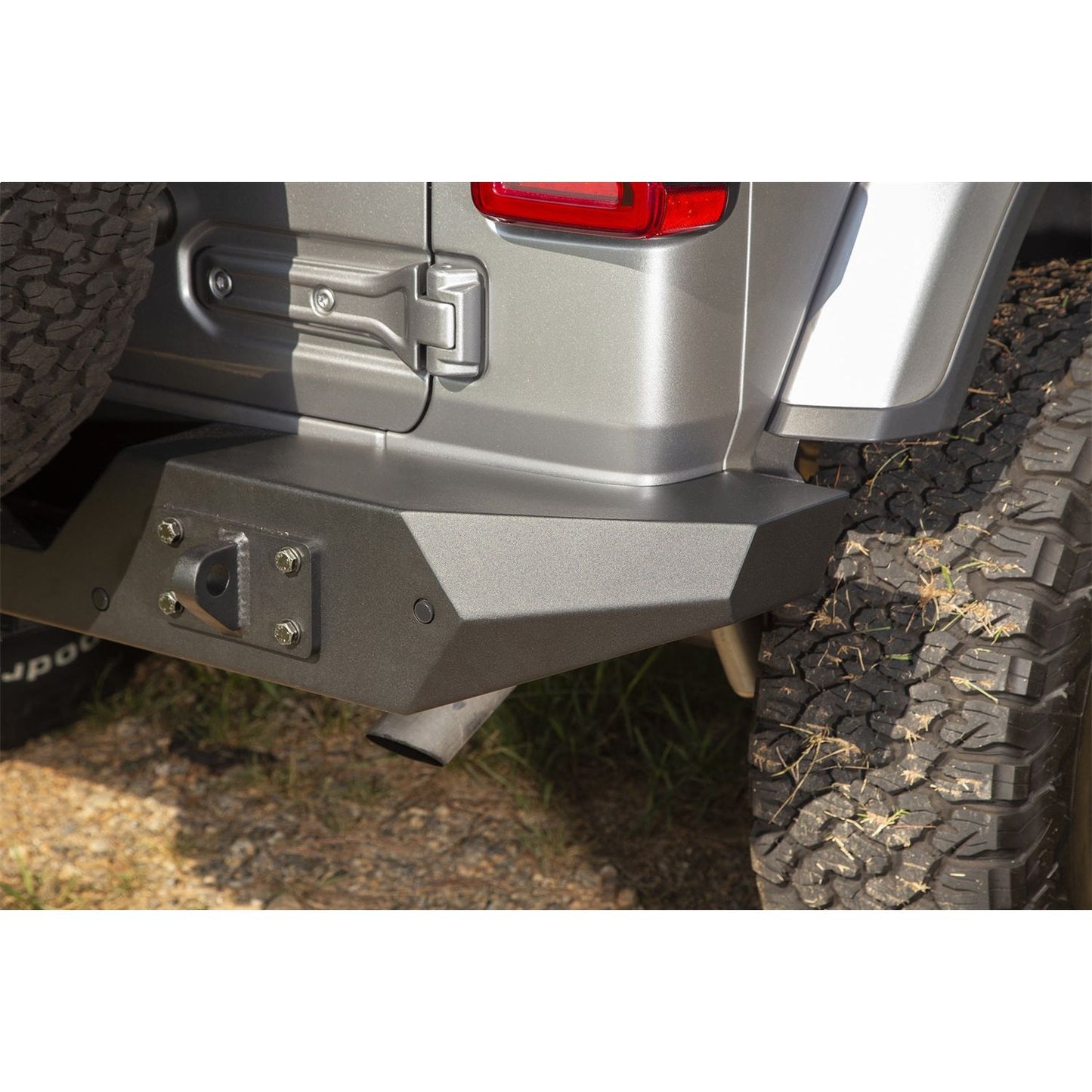 RUGGED RIDGE | 11548.51 | Spartan Rear Bumper, Full Width; 18-19 Jeep Wrangler Jl