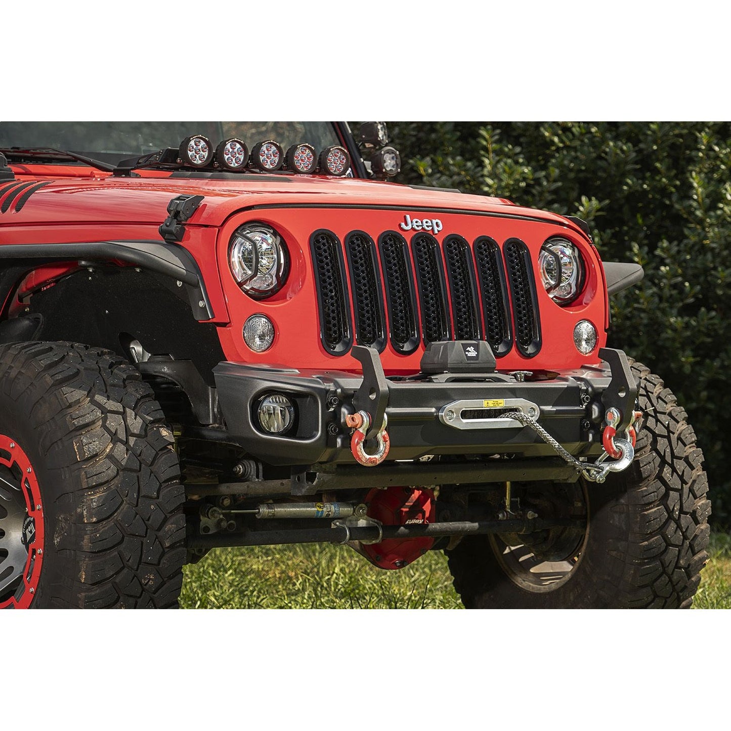 RUGGED RIDGE | 11549.11 | Arcus Front Bumper Set, With Tray And Hooks; 07-18 Jeep Wrangler Jk