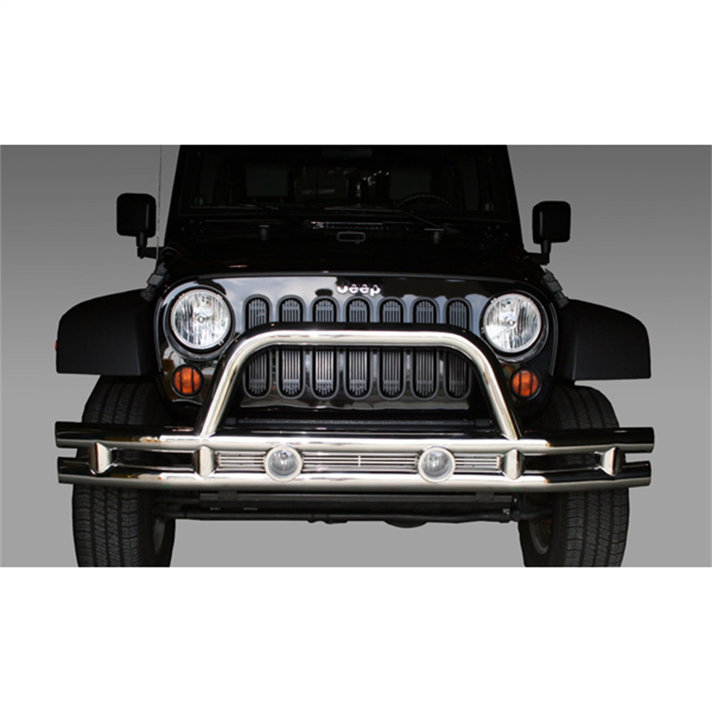 RUGGED RIDGE | 11563.1 | Tube Bumper Front Stainless Steel Jk 07-16 Wrangler