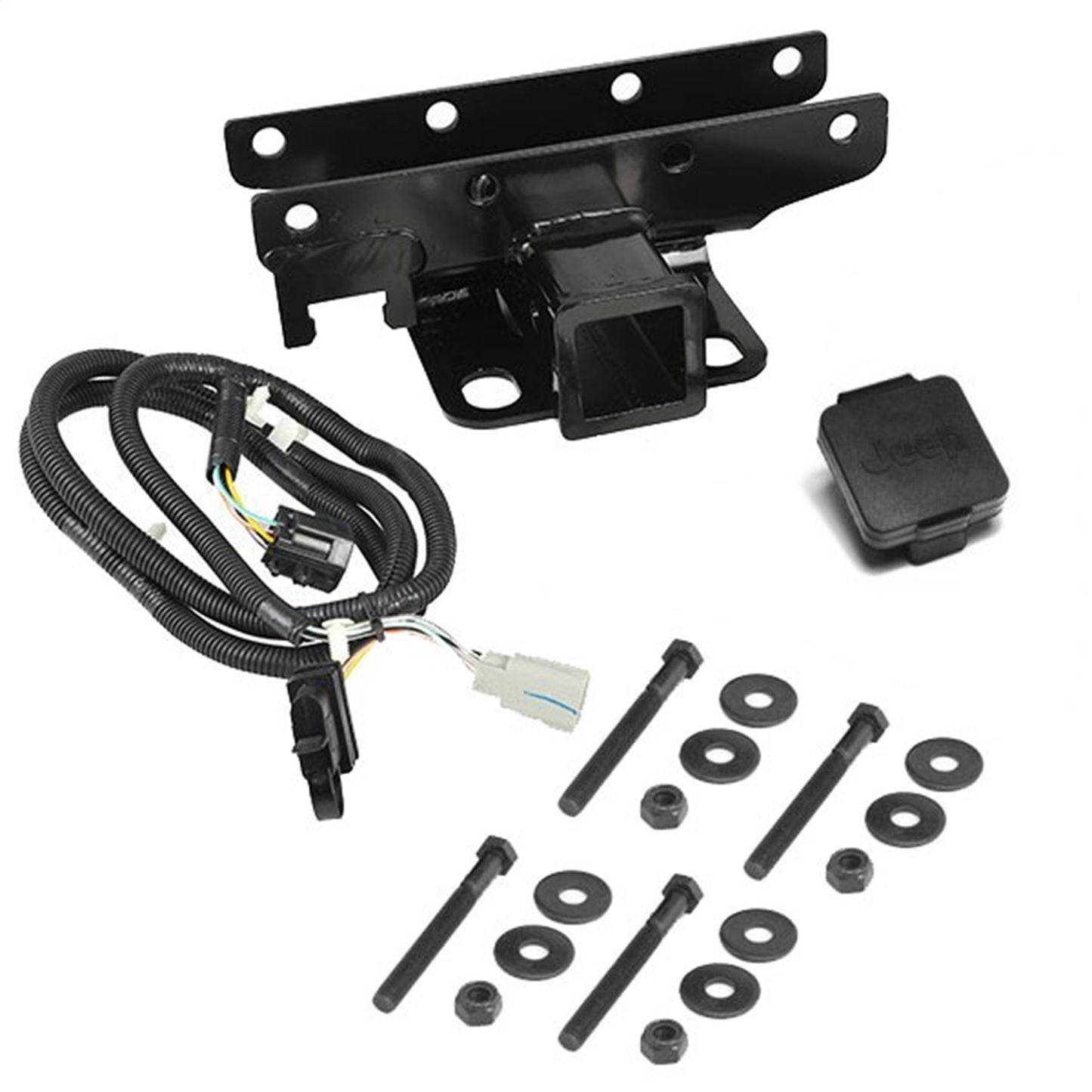 RUGGED RIDGE | 11580.52 | Receiver Hitch Kit For 07-16 Wrangler With Jeep Plug