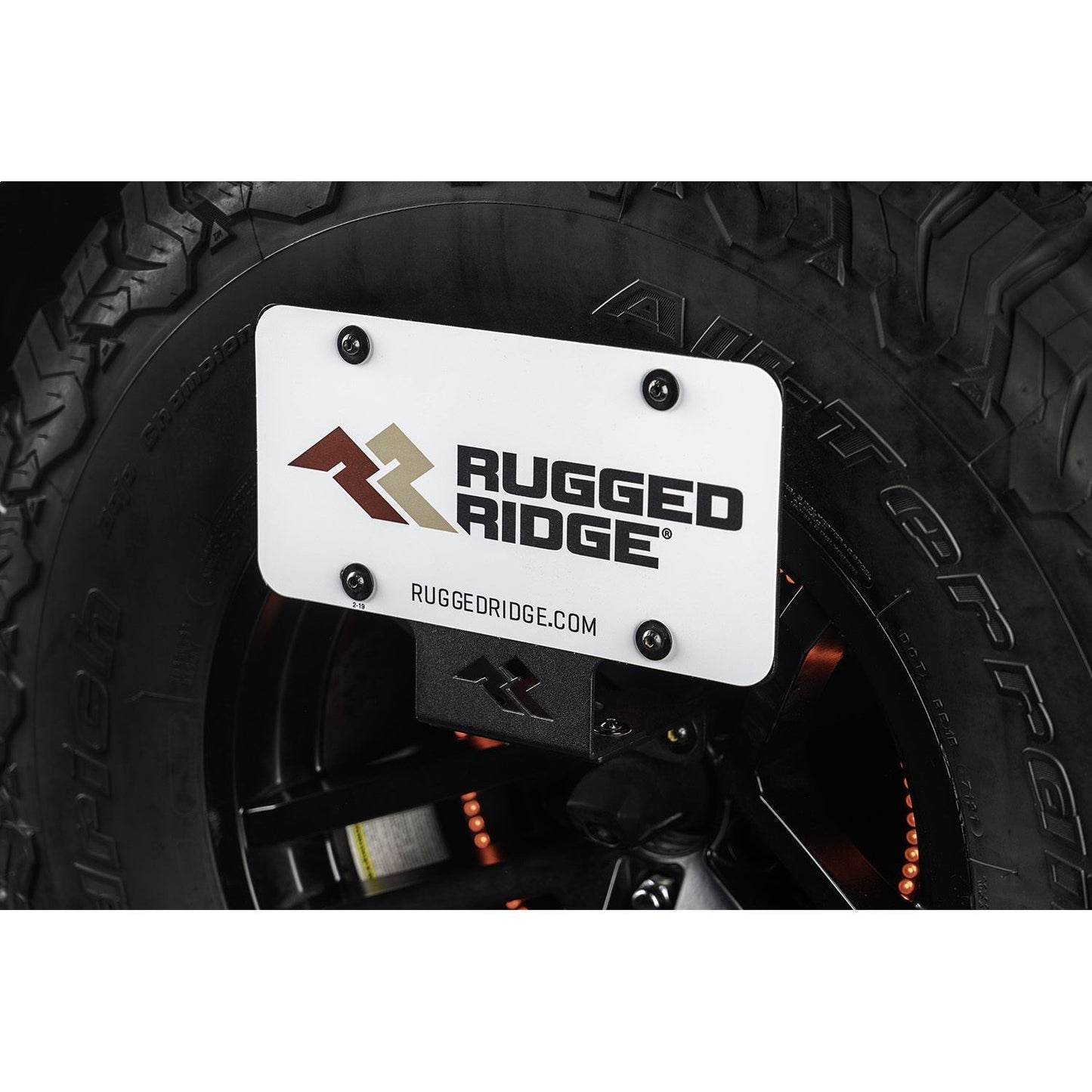 RUGGED RIDGE | 11585.25 | Tag Relocation Bracket, Rear, 18-19 Jeep Wrangler Jl