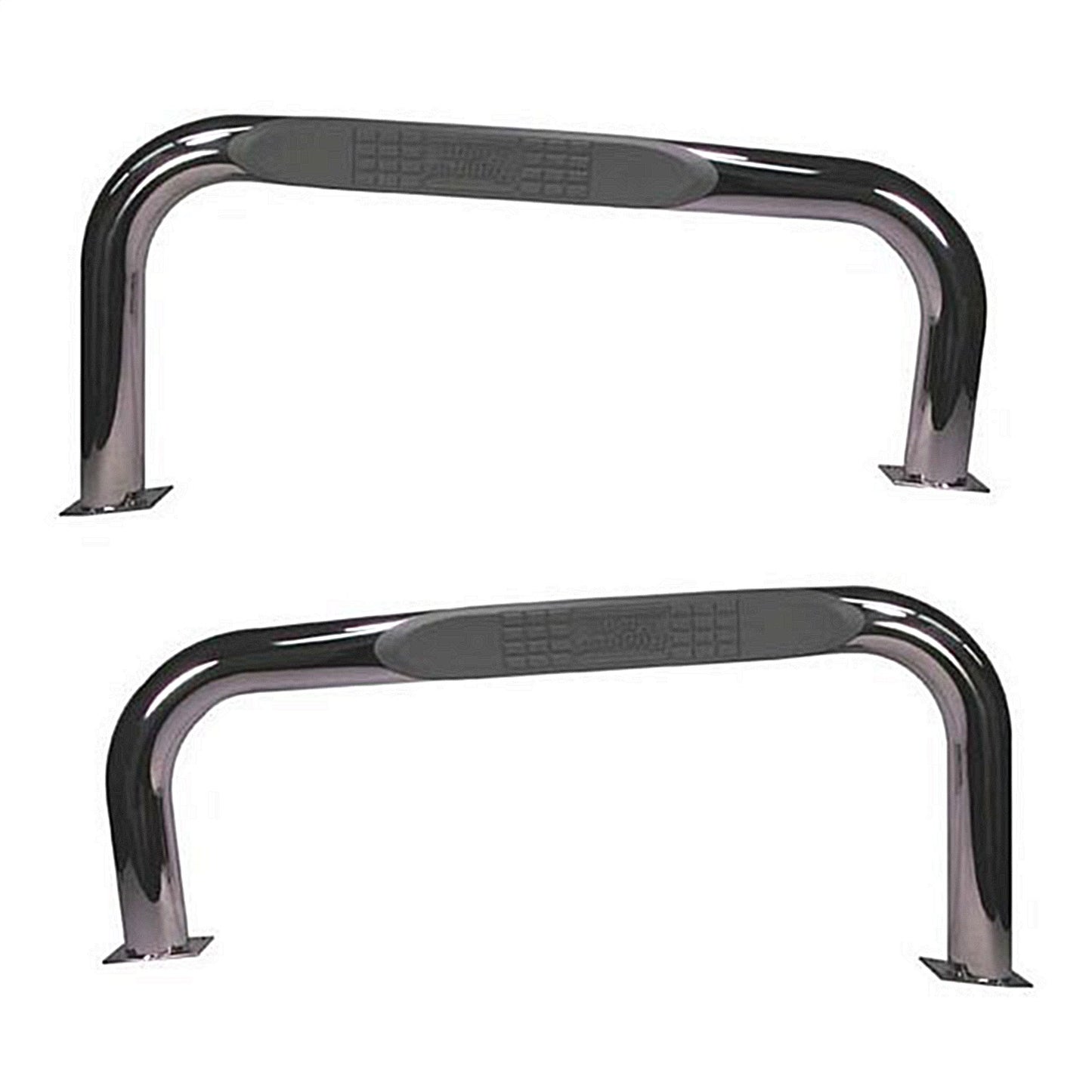 RUGGED RIDGE | 11593.04 | Tube Steps, Outland, 3-Inch Round Stainless Steel For Jeep 97-06 Wrangler