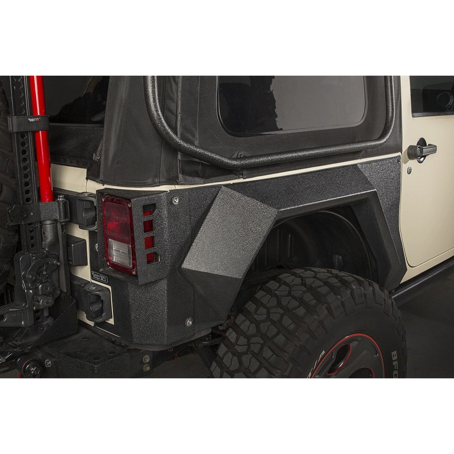 RUGGED RIDGE | 11615.03 | Xhd Rear Armor Fenders, Pair, 2 Dr; 07-18 Jk