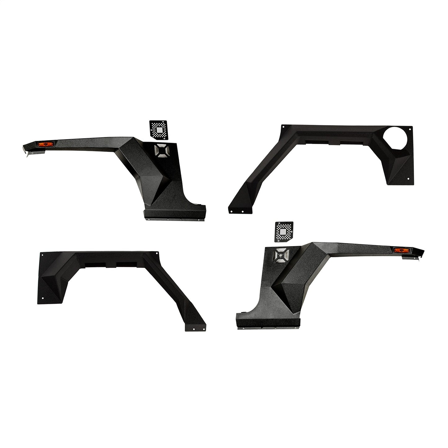 RUGGED RIDGE | 11615.06 | Xhd Armor Fenders And Liner Kit, 4-Door, 07-18 Jeep Wrangler Jku