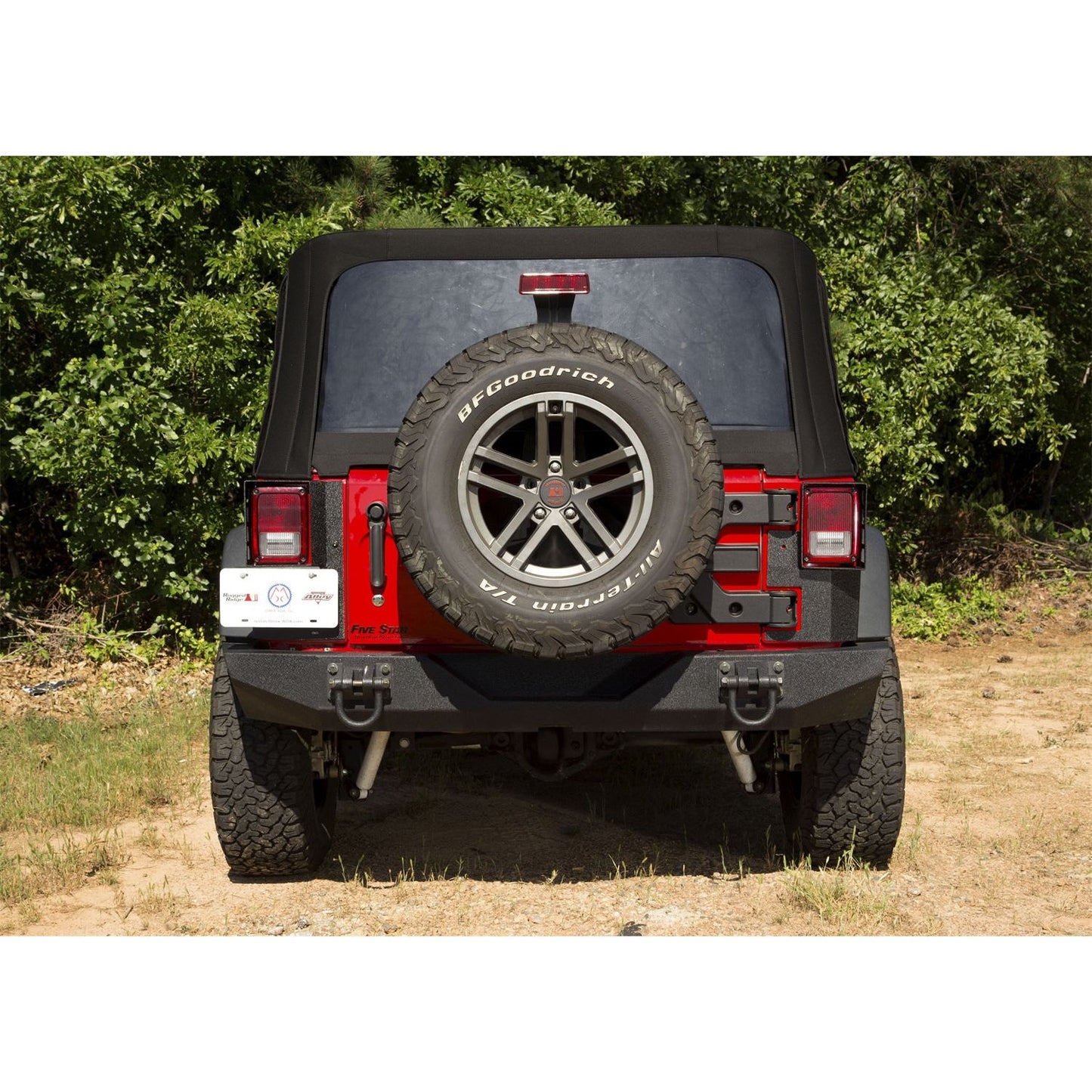 RUGGED RIDGE | 11615.21 | Xhd Corner Guard, Rear, 2-Door, 07-18 Jeep Wrangler Jk
