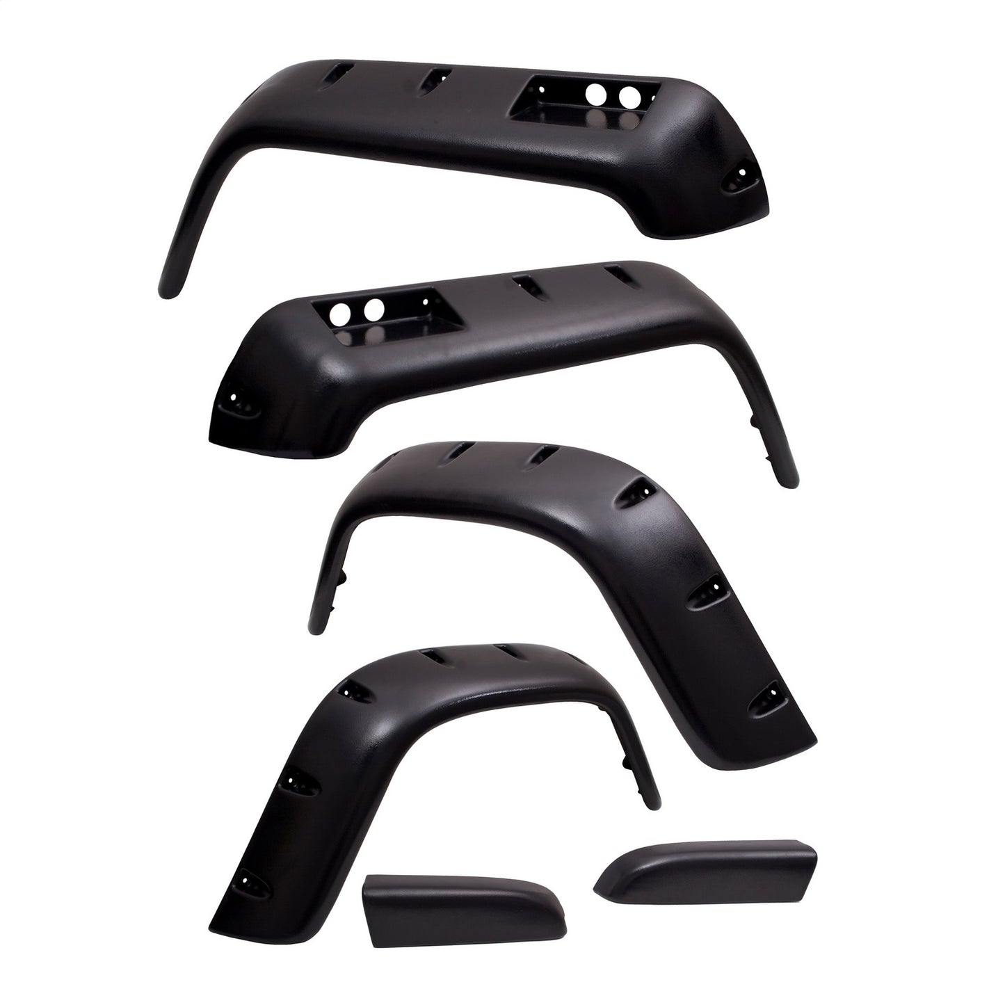 RUGGED RIDGE | 11632.1 | All Terrain Fender Flare Kit, 87-95 Jeep Wrangler (Yj)