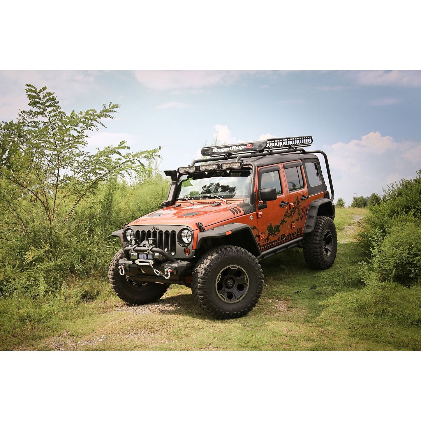 RUGGED RIDGE | 11640.09 | Hurricane Fender Flare Kit, Eu, Textured, 07-15 Jk
