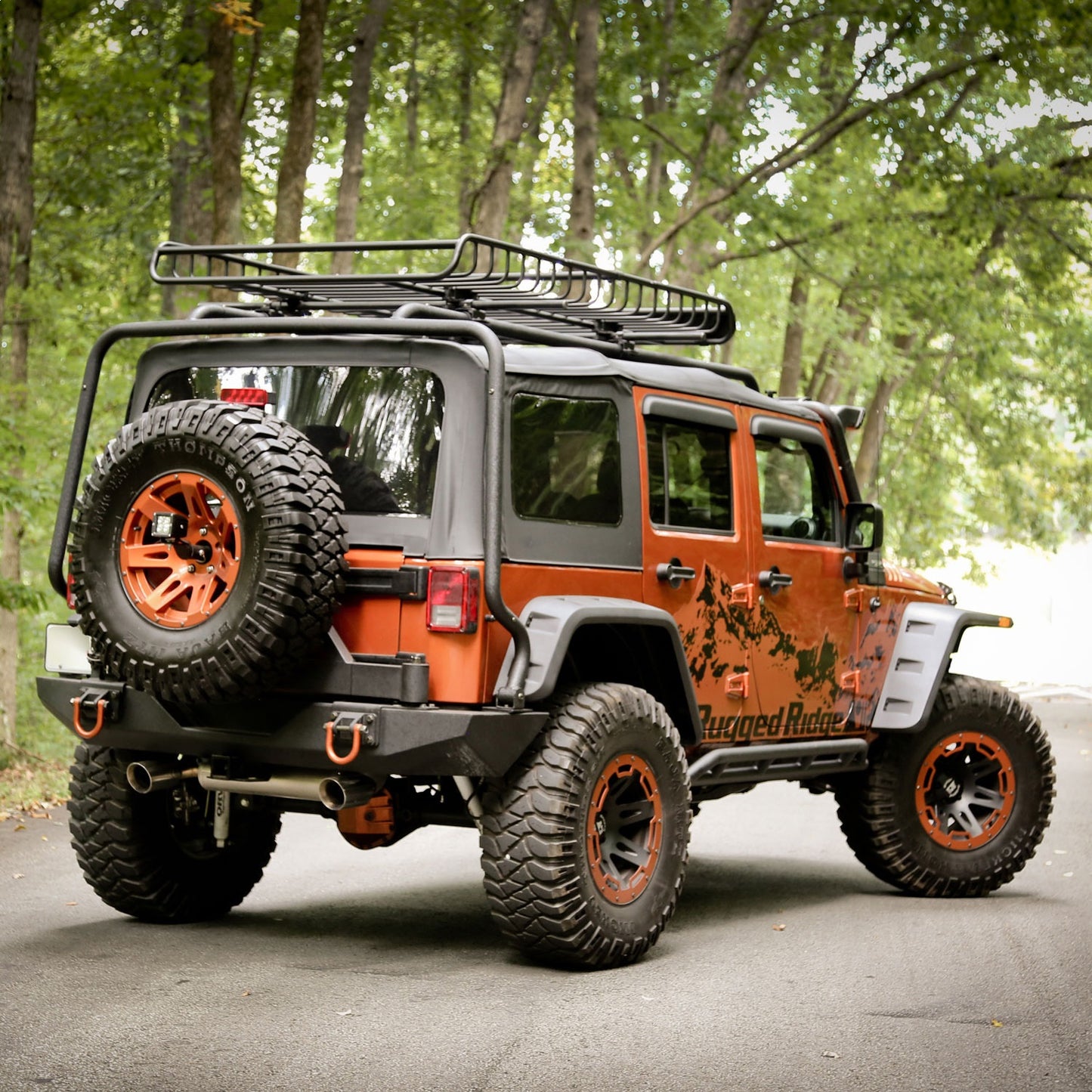 RUGGED RIDGE | 11640.09 | Hurricane Fender Flare Kit, Eu, Textured, 07-15 Jk