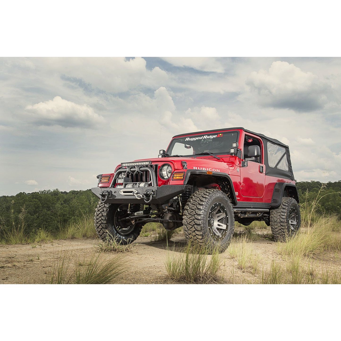 RUGGED RIDGE | 11640.3 | 97-06 Tj Hurricane Fender Flare Kit, Textured Black