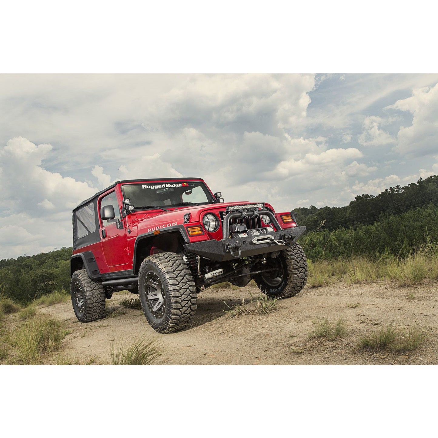 RUGGED RIDGE | 11640.3 | 97-06 Tj Hurricane Fender Flare Kit, Textured Black