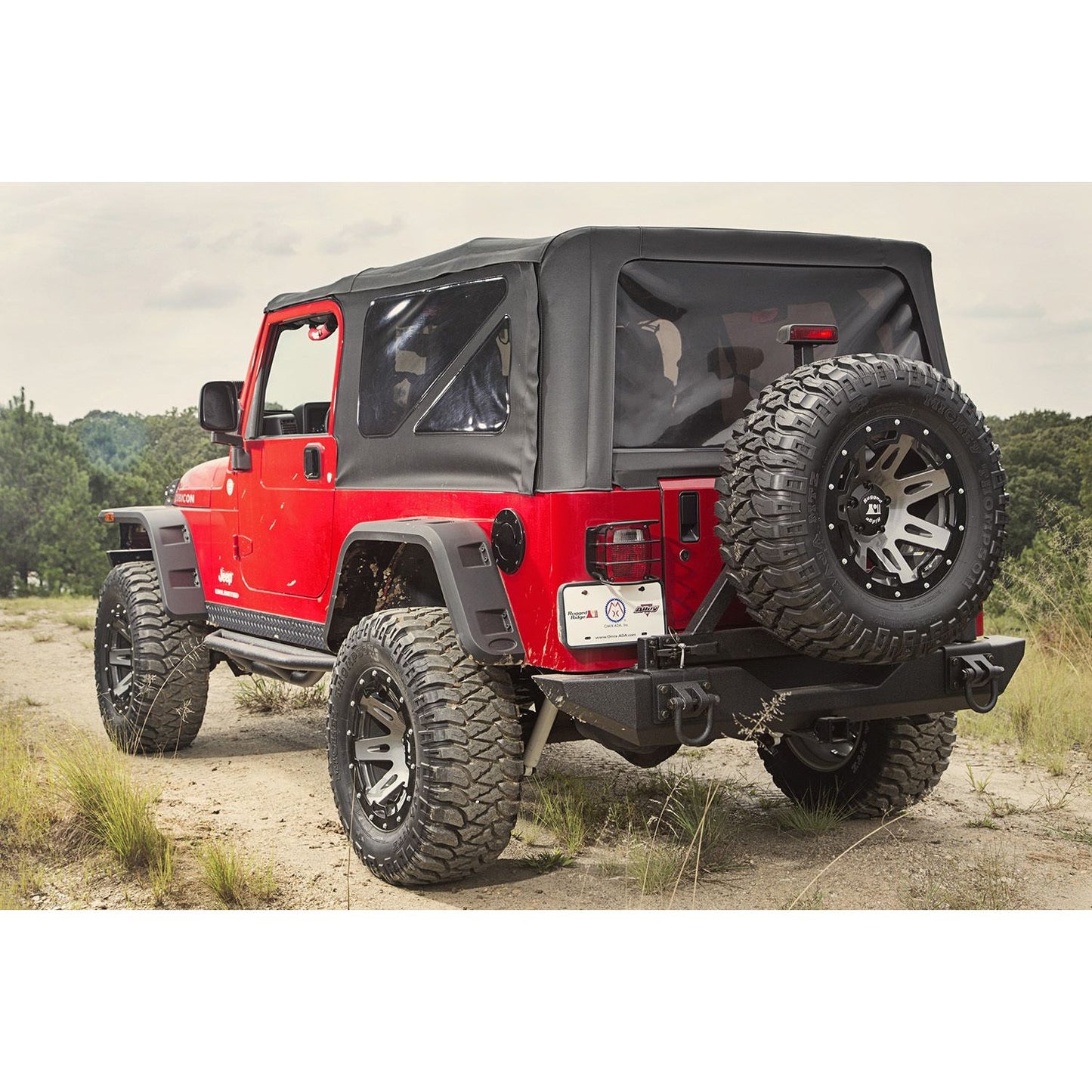 RUGGED RIDGE | 11640.3 | 97-06 Tj Hurricane Fender Flare Kit, Textured Black