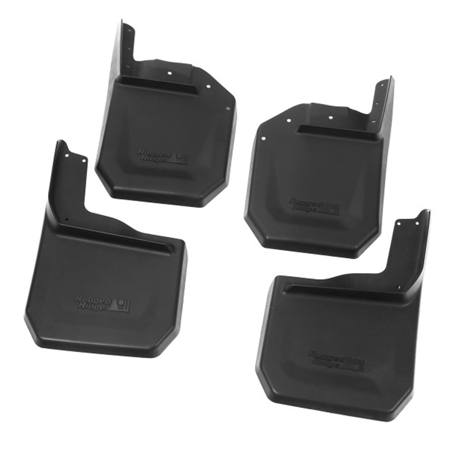 RUGGED RIDGE | 11642.1 | 07-15 Jeep Wrangler (Jk) Splash Guard Kit 4 Piece Black