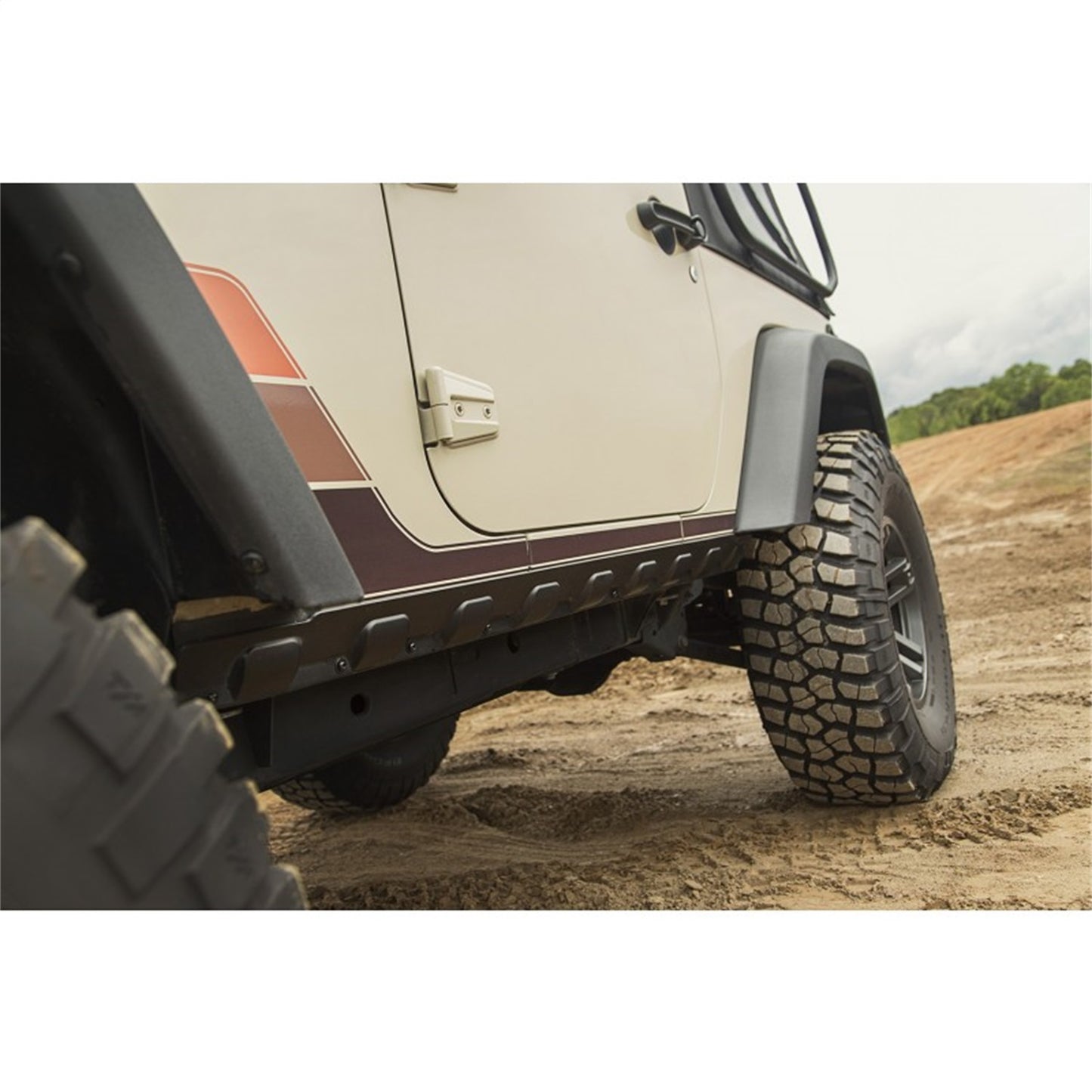 RUGGED RIDGE | 11651.11 | Rocker Guard Kit, Body Armor, 2 Door, 07-15 Jk
