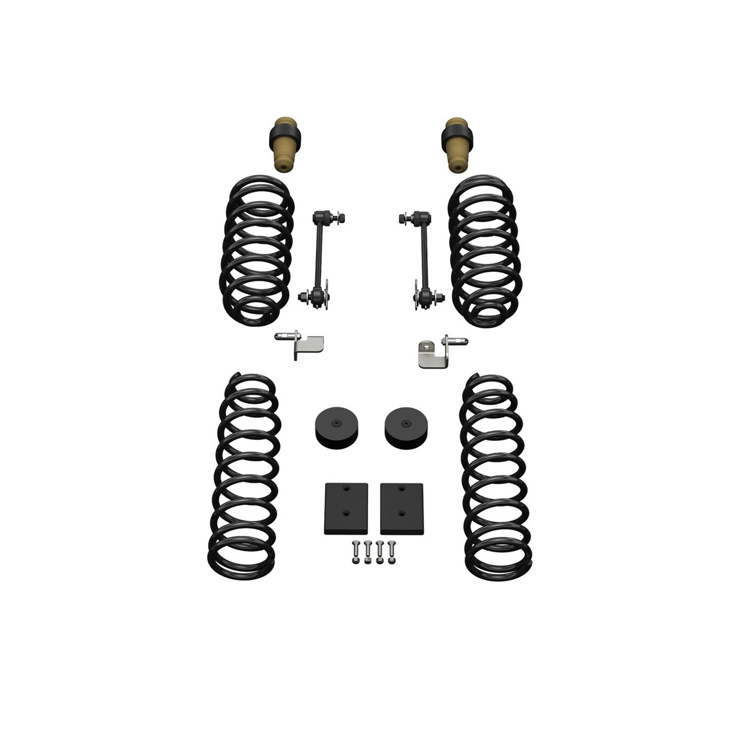 TeraFlex | 07-18 Wrangler JK 2 Door 1.5 Inch Sport ST1 Spring Lift System No Shocks TeraFlex | 1211000