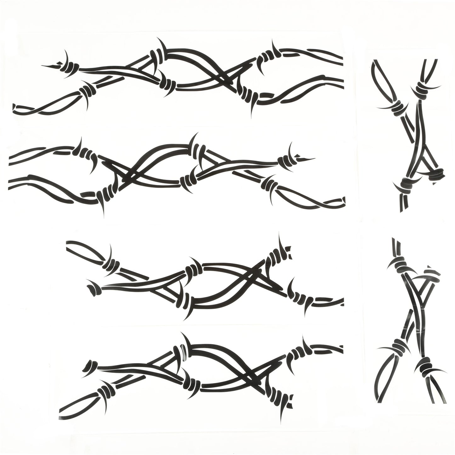 RUGGED RIDGE | 12300.32 | 07-15 Wrangler Rugged Barbed Wire Side Decals (Pair)