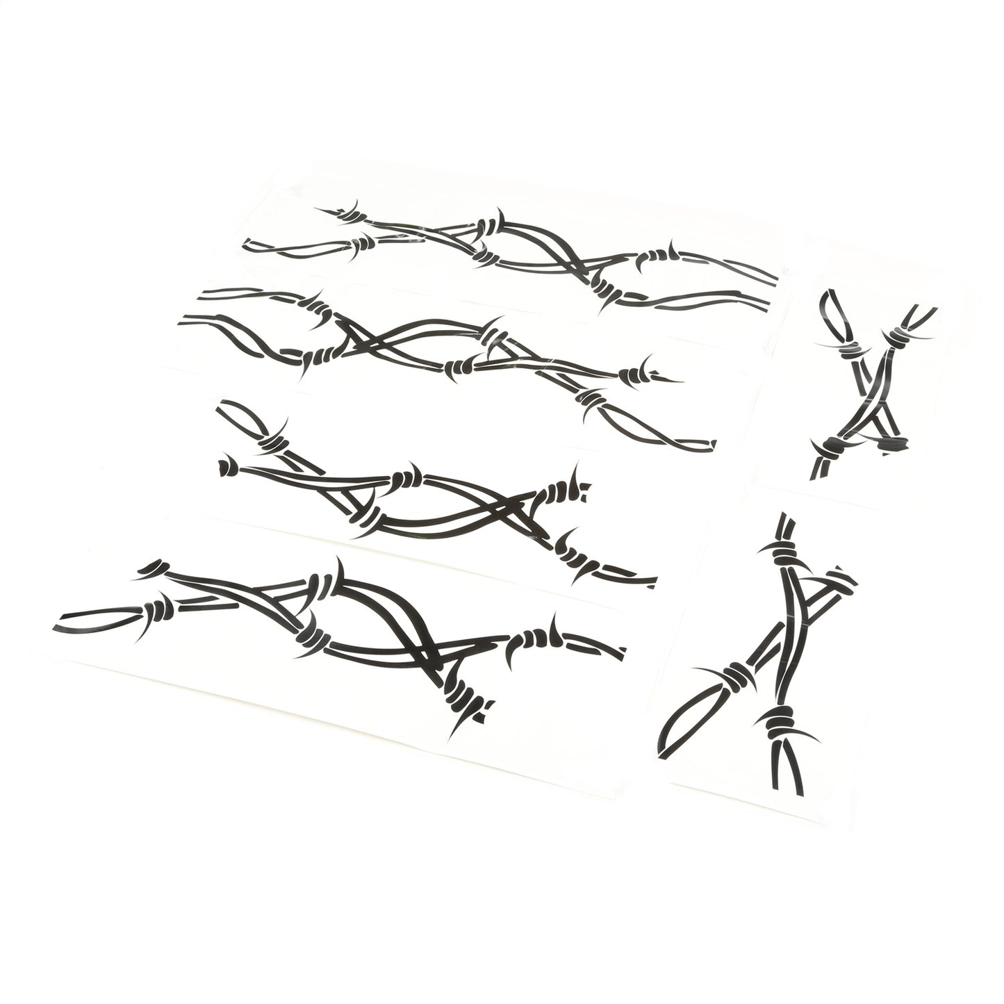 RUGGED RIDGE | 12300.32 | 07-15 Wrangler Rugged Barbed Wire Side Decals (Pair)
