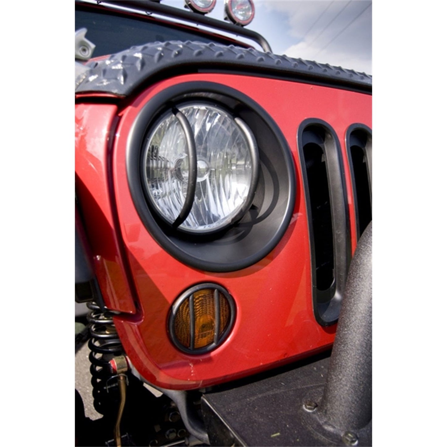 RUGGED RIDGE | 12419.25 | 07-16 Jk Headlight Bezel Black