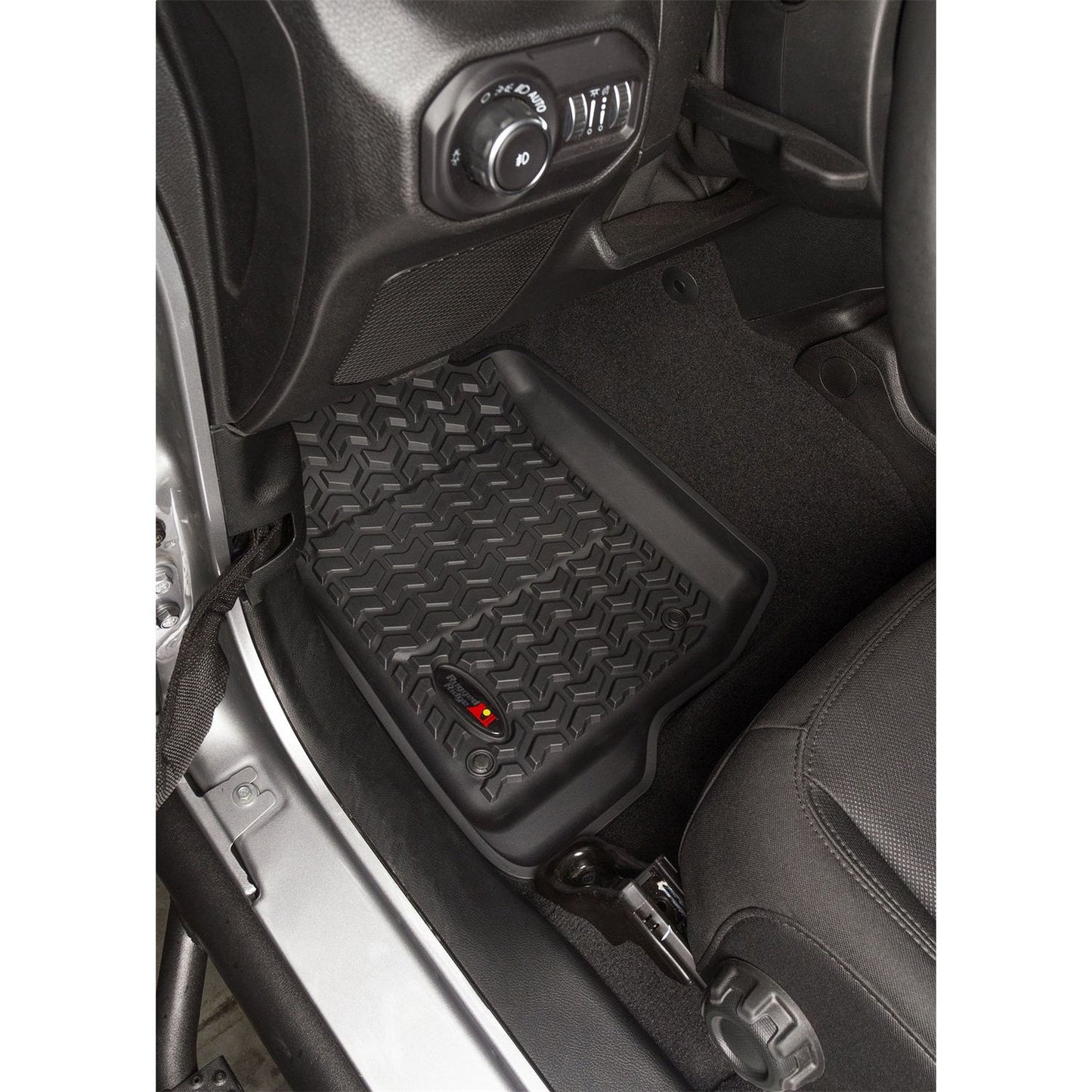 RUGGED RIDGE | 12920.36 | All Terrain Floor Liner, Front Pair, Black; 18-19 Jeep Wrangler/Gladiator