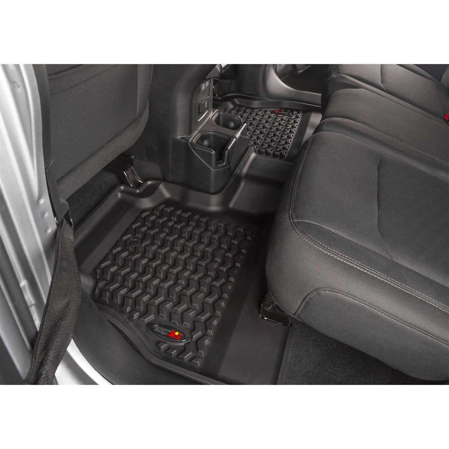 RUGGED RIDGE | 12950.48 | Floor Liner, Rear, Black; 18-18 Jeep Wrangler Unlimited Jlu, 4 Door