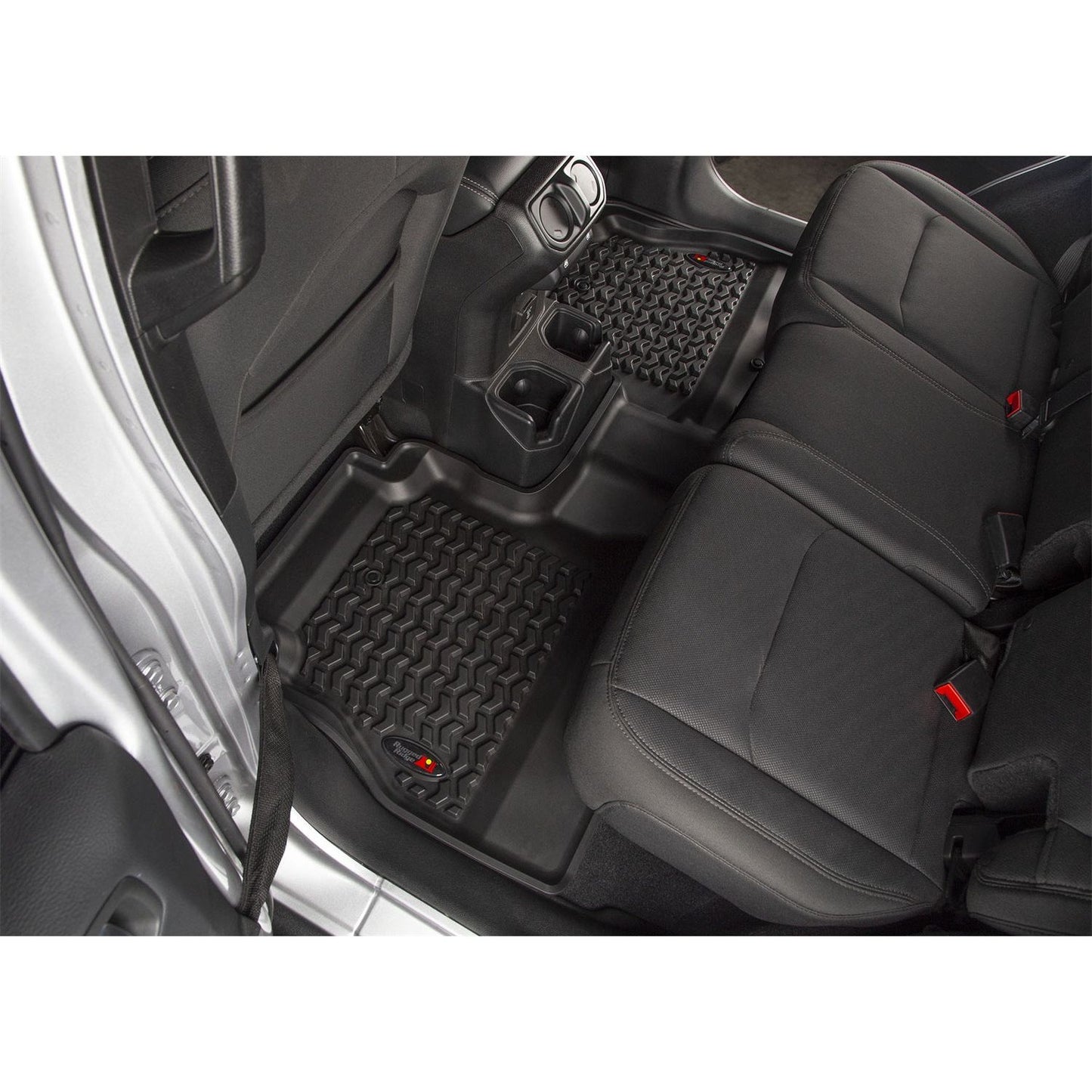 RUGGED RIDGE | 12988.05 | Floor Liner Kit, Front/Rear/Cargo; 18-18 Jeep Wrangler Unlimited Jlu