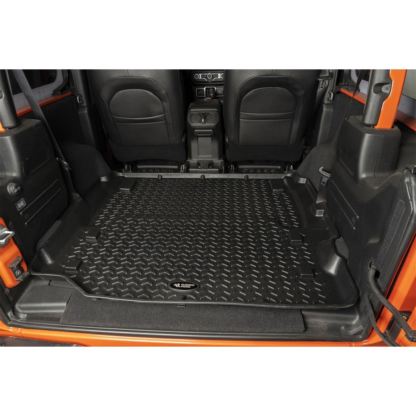 RUGGED RIDGE | 12988.07 | Floor Liner Kit, Blk, F/R/Full Cargo; 18-19 Jl 2Dr