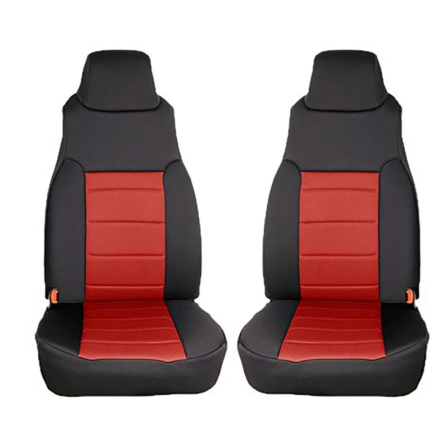 RUGGED RIDGE | 13210.53 | Seat Cover Kit, Front, Neoprene, Red; 97-02 Jeep Wrangler Tj