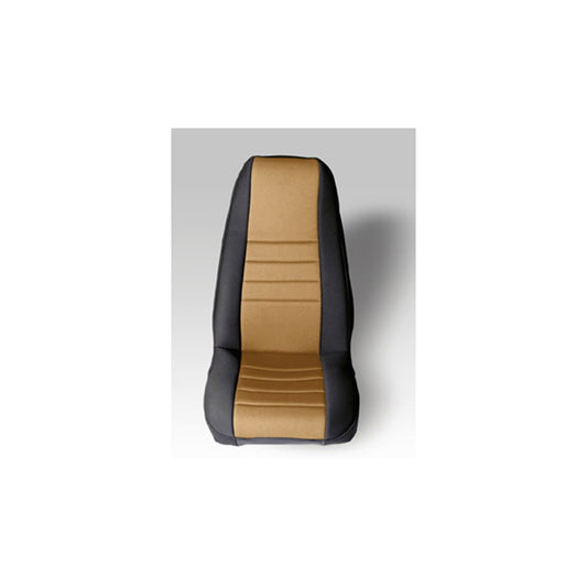 RUGGED RIDGE | 13212.04 | Seat Cover Kit, Front, Neoprene, Tan; 76-90 Jeep Cj/Wrangler Yj