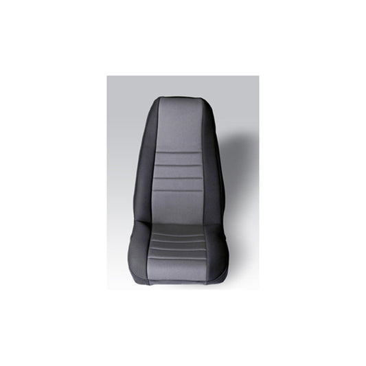 RUGGED RIDGE | 13212.09 | Seat Cover Kit, Front, Neoprene, Gray; 76-90 Jeep Cj/Wrangler Yj
