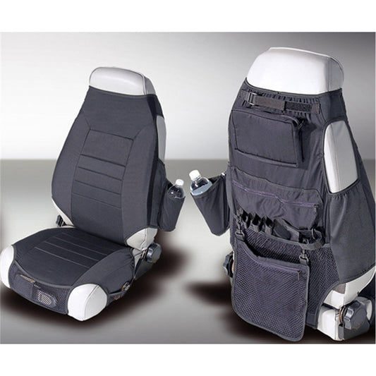 RUGGED RIDGE | 13235.01 | Seat Protector, Black Fabric All Jeep 76-06